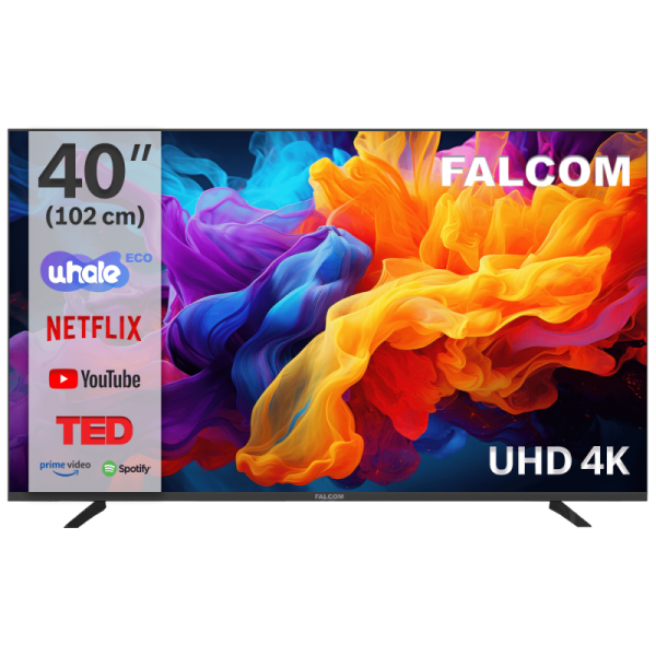 Falcom Televizor Smart LED TV 4K UltraHD  40", Bluetooth ,WiFi