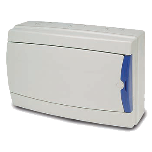 Famatel Kutija za osigurače nadžbuk, 12 osigurača, bijela, IP65