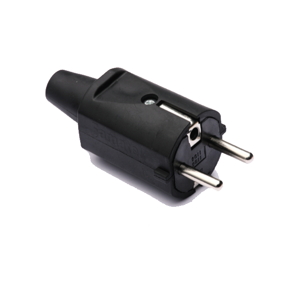 Famatel Strujni utikač, gumirani, IP44 - 1106