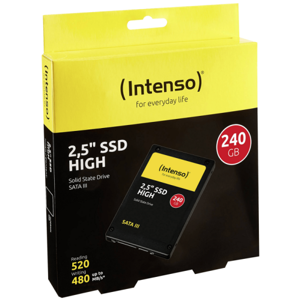 (Intenso) SSD Disk 2.5", kapacitet 240GB, SATA III High