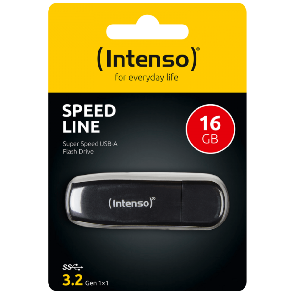 (Intenso) USB Flash drive 16GB Hi-Speed USB 3.2, SPEED Line