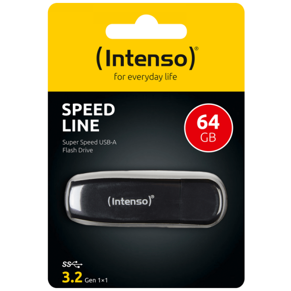(Intenso) USB Flash drive 64GB Hi-Speed USB 3.2, SPEED Line