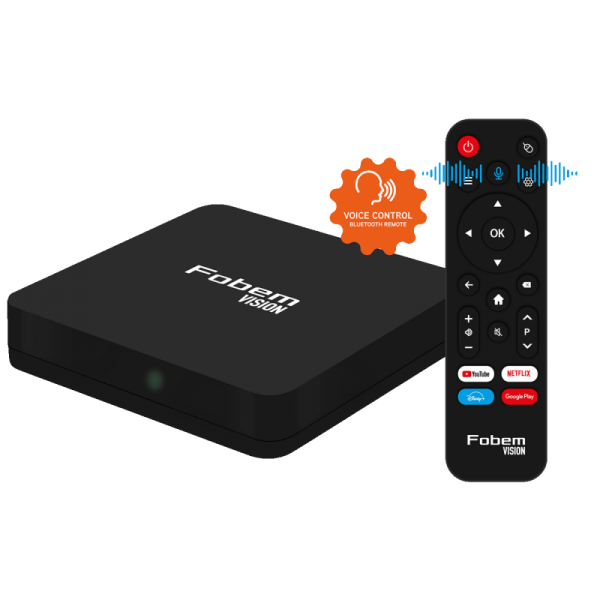 Fobem Prijemnik IPTV@Android,6K,2/32GB, WiFi 2.4/5GHz, Bluetooth