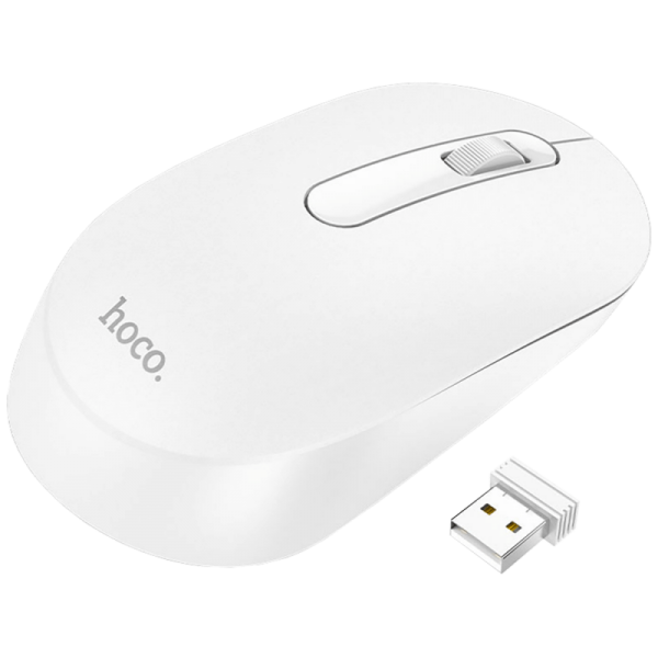 hoco. Miš bežični, Hoco G14 Platinum, 1200 dpi, bijela