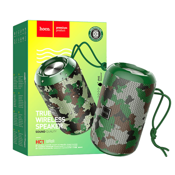 hoco. Zvučnik bežični, Hoco HC1, Bluetooth, 1200mAh, 5W, IPX5