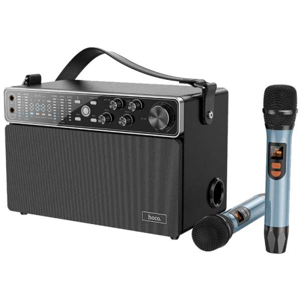 hoco. Zvučnik bežični sa mikrofonom, Bluetooth, 60W, KARAOKE