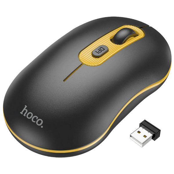 hoco. Miš bežični, optički, 1600 dpi, 2.4 GHz, USB nano