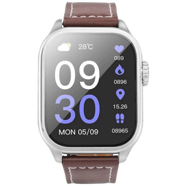 hoco. Pametni sat, 2.03" zaslon, Bluetooth, IP67 - Y17 Silver