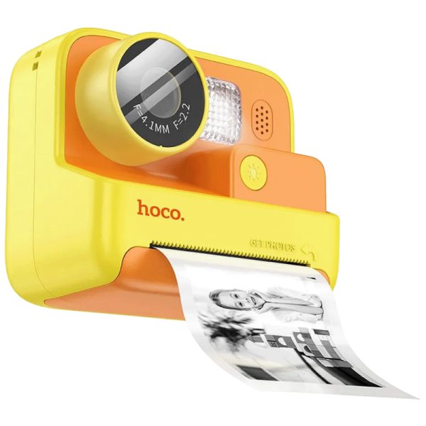 hoco. Dječija kamera sa printerom, 2" IPS LCD, 720p, microSD