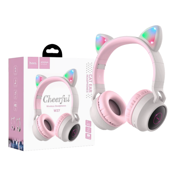 hoco. Slušalice bežične, Bluetooth - W27 Cat Ear Gray