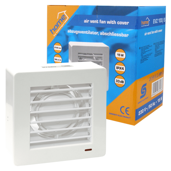 home Aspirator ugradbeni za ventilaciju 150x150mm - EVZ 100/S