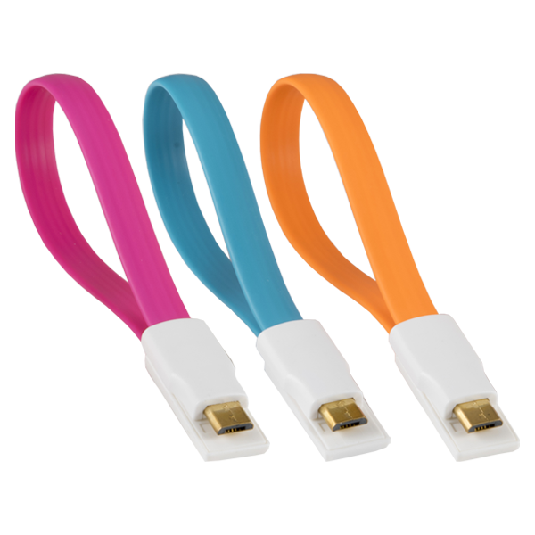 home USB A na USB micro kabl, 2.1A, dužina 21,5cm, flat