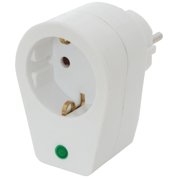 home Utičnica sa prenaponskom zaštitom - NVT 1/WH