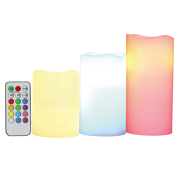 home Dekorativna rasvjeta, svijeće set, daljinski upravljač