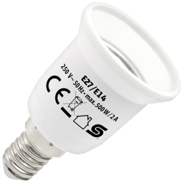 home Adapter za sijalično grlo E14 na E27 - E27/E14