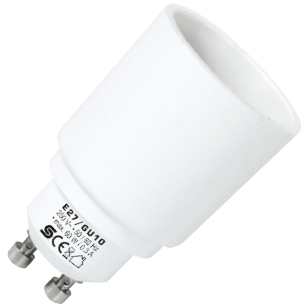 home Adapter za sijalično grlo GU10 na E27 - E27/GU10
