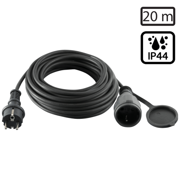 home Produžni strujni kabl, gumirani, 1 utičnica, 20 m, H05RR-F