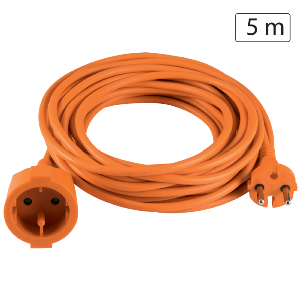 home Produžni strujni kabl 1 utičnica, 5m, H05VV-F 3G 1,5mm²