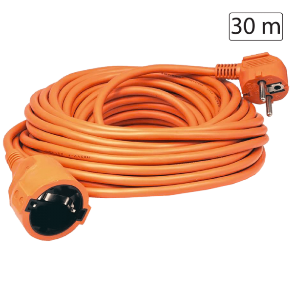 home Produžni strujni kabl 1 utičnica, 30m, H05VV-F 3G 1,5mm²