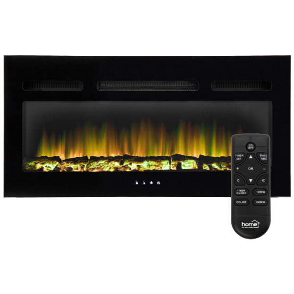 home Kamin, električni, 2000W, daljinski upravljač - FKKI 05