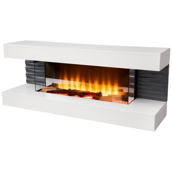 home Kamin, električni, 2000W, LED svjetlo, daljinski upravljač