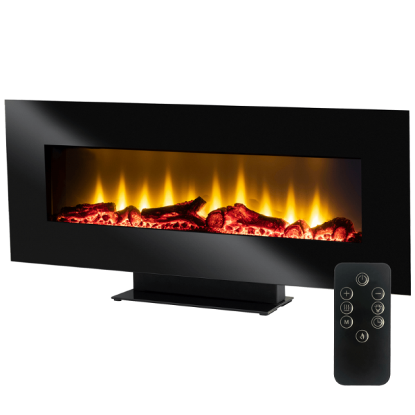 home Kamin, električni, 1800W, LED svjetlo, daljinski upravljač