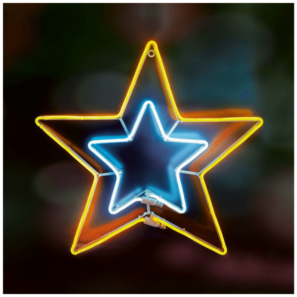 home Dekorativna rasvjeta, LED neonska figura, zvijezda - NEON 3