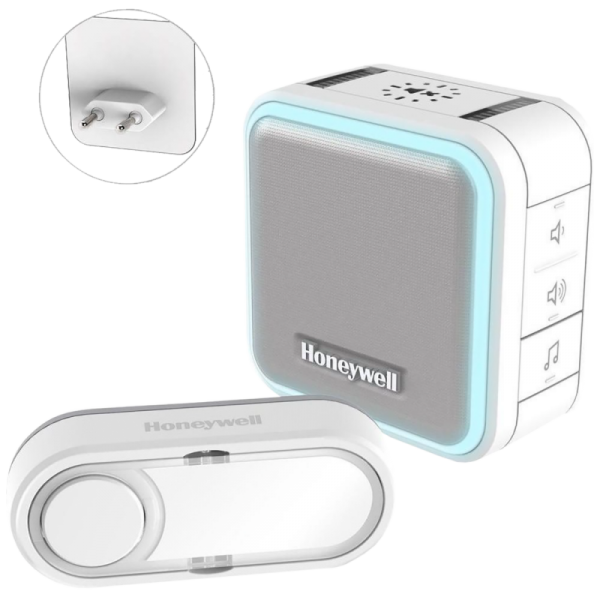 Honeywell Zvono bežično. kućno, 6 melodije, mute timer, bijela boja