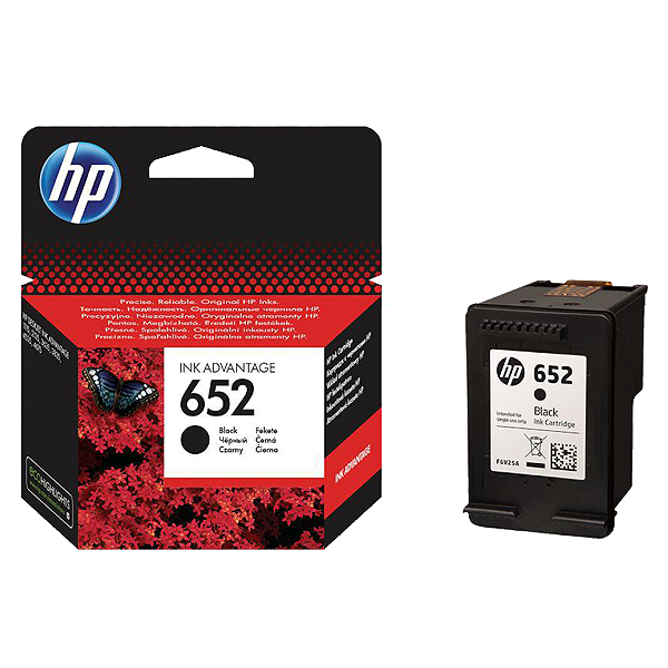 HP Tinta 652 (F6V25AE), crna, 360 str
