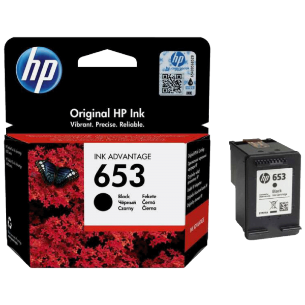 HP Tinta 653, (3YM75AE), crna