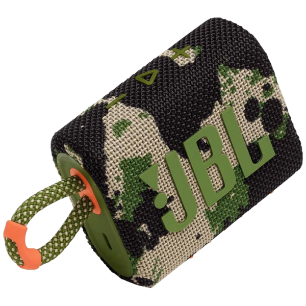 JBL Zvučnik bežični, GO 3, Bluetooth, IP67, Camouflage